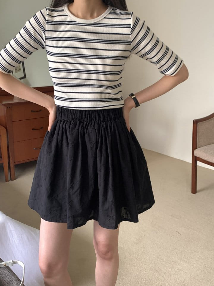 Lowell - Korean Women Fashion - #shopsmall - Ribbons Skirt - 3