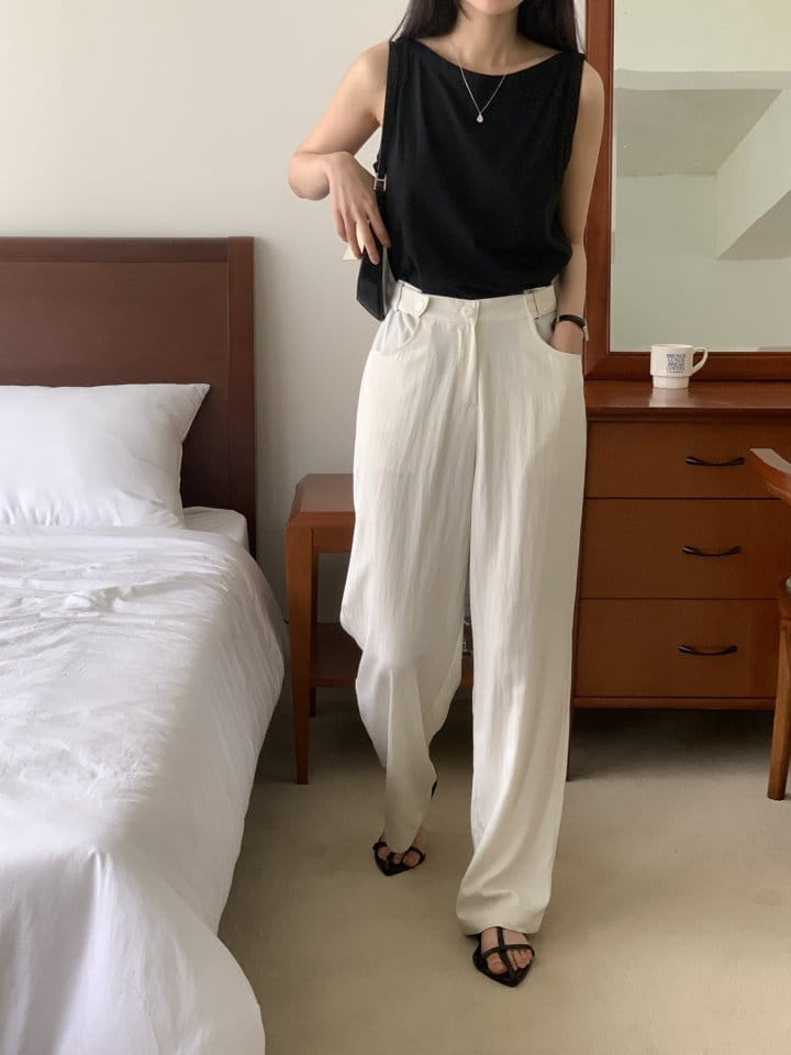 Lowell - Korean Women Fashion - #thelittlethings - Heaven Bizzo Button Pants - 6