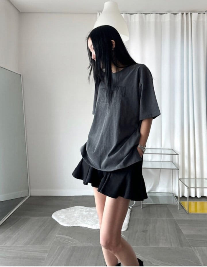 Lowell - Korean Women Fashion - #womensfashion - Statioin Pigment Tee - 6