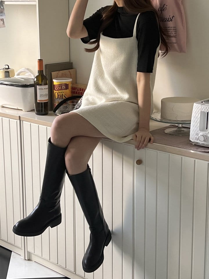 Lowell - Korean Women Fashion - #momslook - Coi Twee One-Piece - 4