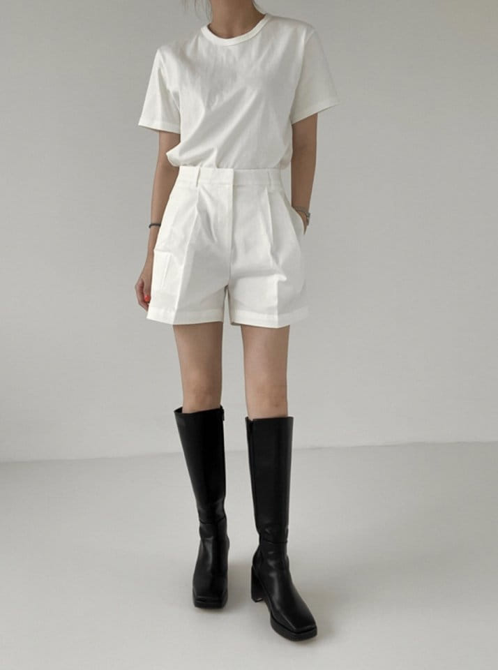 Lowell - Korean Women Fashion - #womensfashion - Basic  Tee - 7