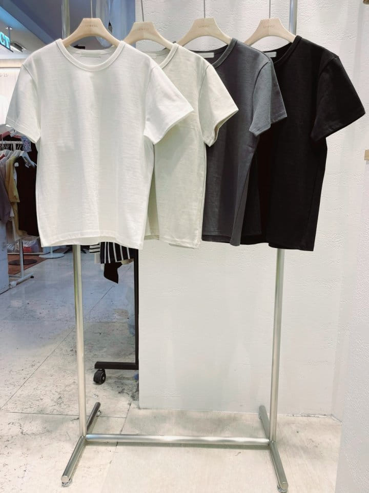 Lowell - Korean Women Fashion - #womensfashion - Basic  Tee - 9