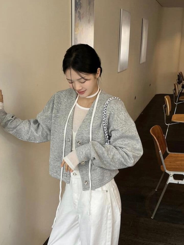 Lowell - Korean Women Fashion - #womensfashion - Bitter Bocowl Cardigan - 6