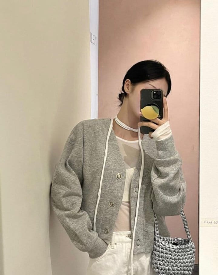 Lowell - Korean Women Fashion - #womensfashion - Bitter Bocowl Cardigan - 8