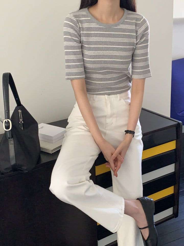 Lowell - Korean Women Fashion - #womensfashion - Jenne ST Tee - 7