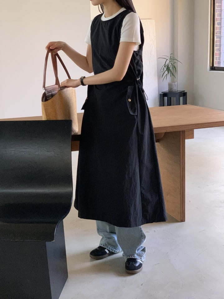 Lowell - Korean Women Fashion - #womensfashion - Touch Buckle One-Piece - 8