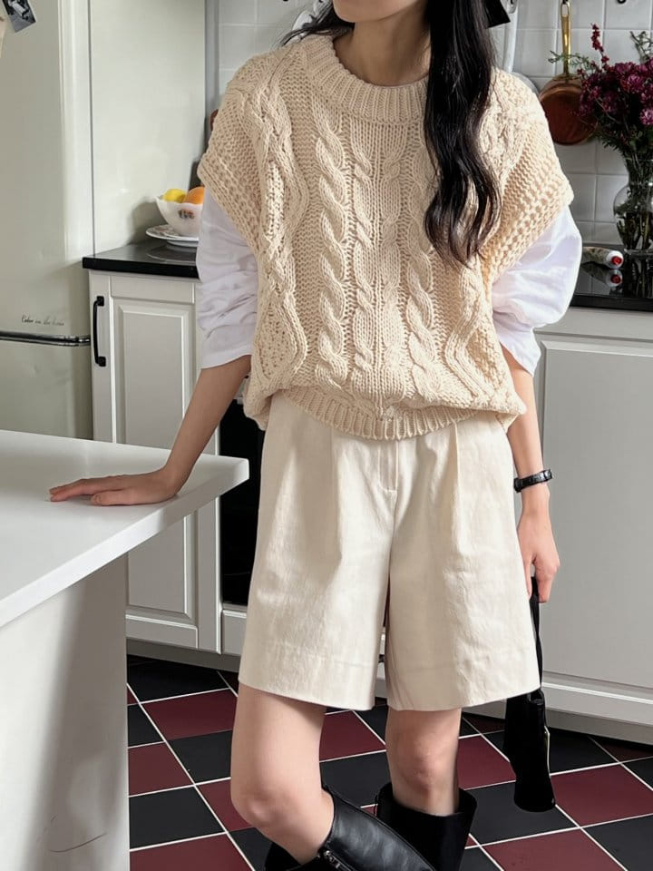 Lowell - Korean Women Fashion - #womensfashion - Dear Knit Vest - 7