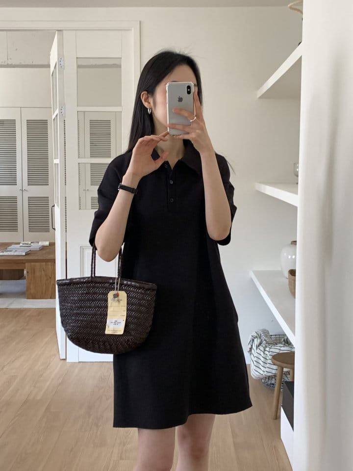 Lowell - Korean Women Fashion - #womensfashion - Pudding Collar One-Piece - 3