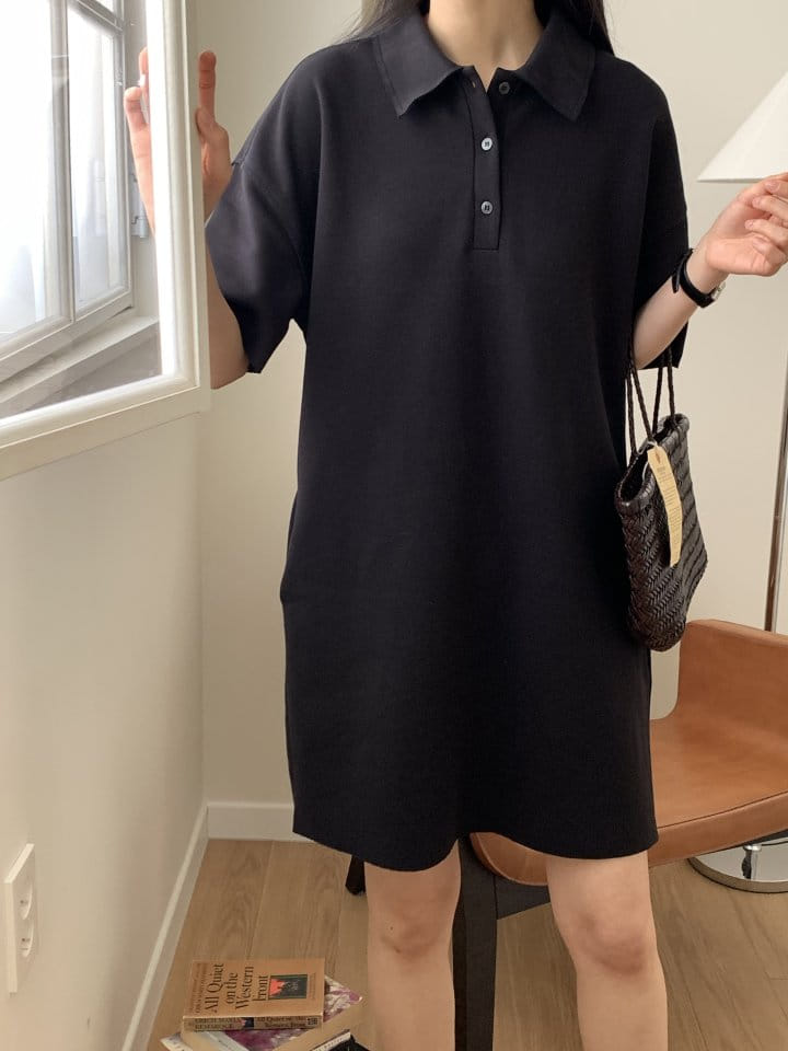 Lowell - Korean Women Fashion - #womensfashion - Pudding Collar One-Piece - 5