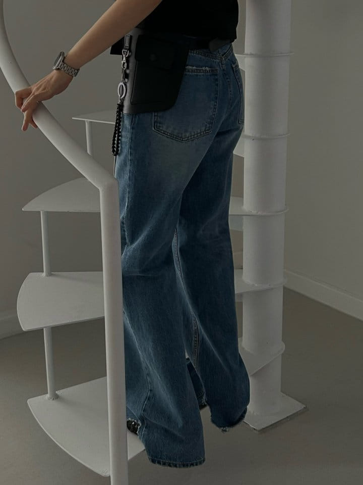 Made - Korean Women Fashion - #momslook - Second Dneim Pants - 5