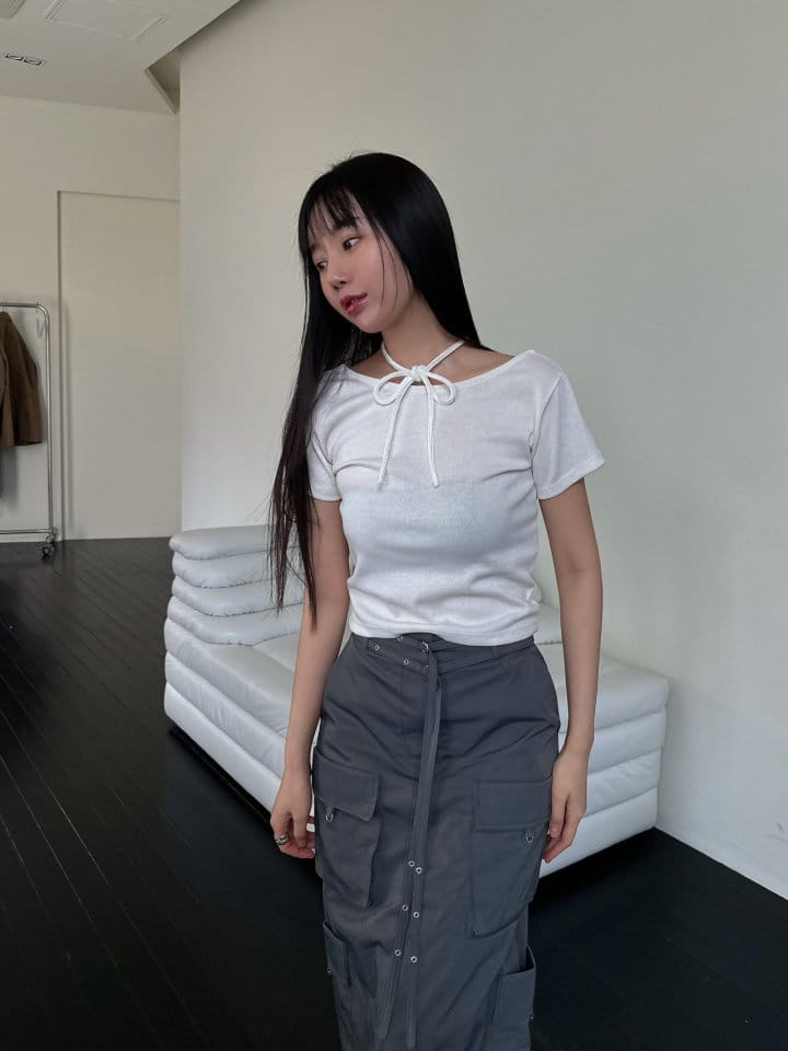 Made - Korean Women Fashion - #momslook - Necklace Tee - 10