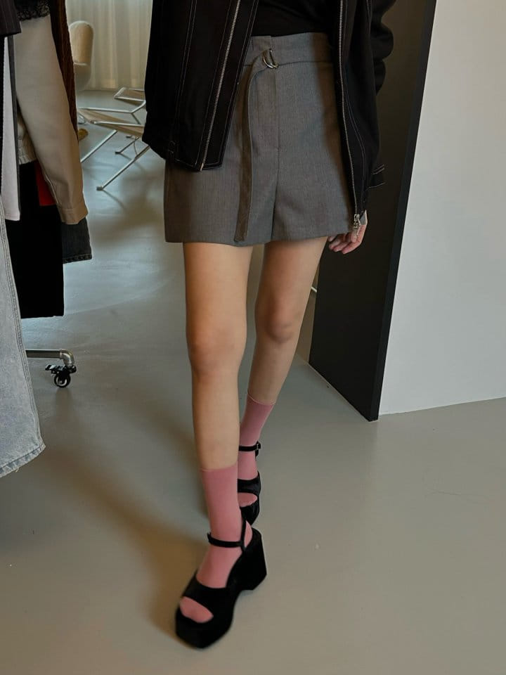 Made - Korean Women Fashion - #pursuepretty - D Ring Short Pants - 10