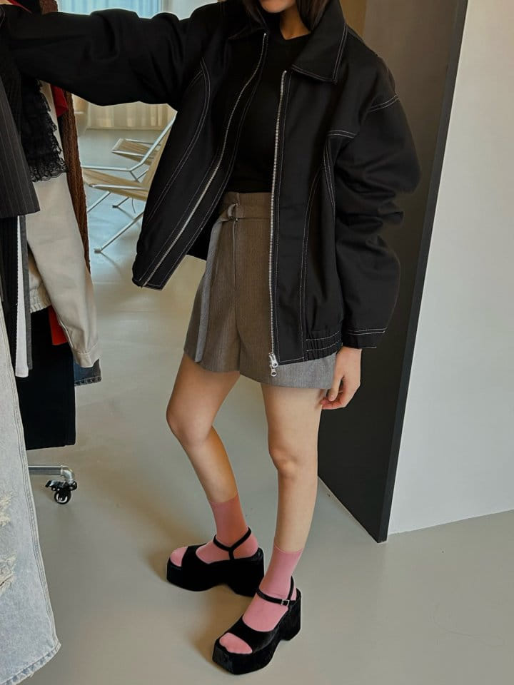 Made - Korean Women Fashion - #restrostyle - D Ring Short Pants - 11