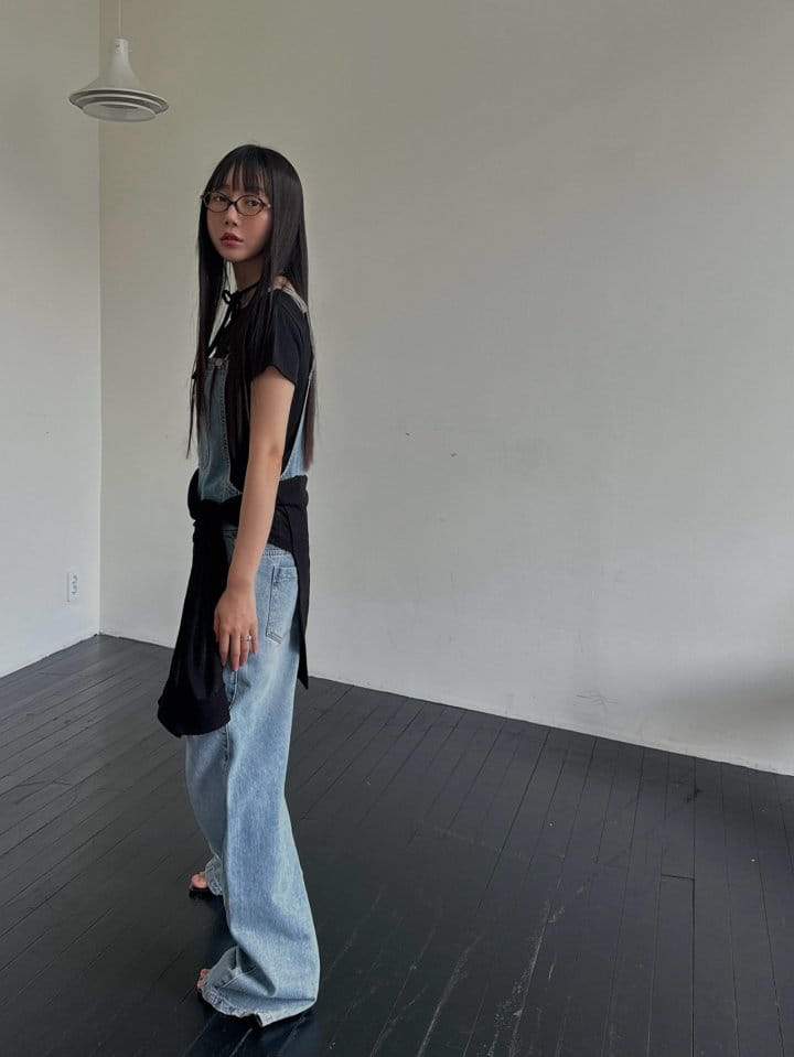 Made - Korean Women Fashion - #restrostyle - You Overalls PantS - 3