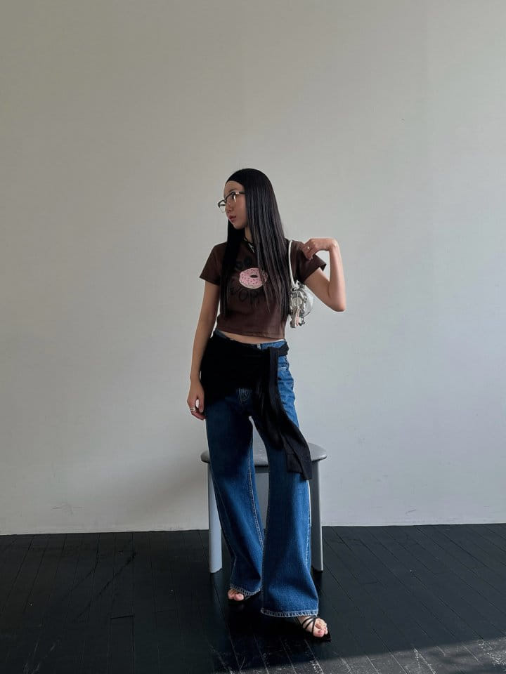 Made - Korean Women Fashion - #romanticstyle - Donut Tee - 4