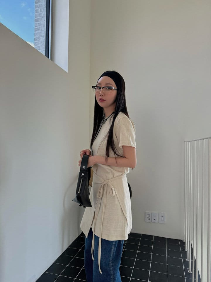Made - Korean Women Fashion - #thatsdarling - Pig Wrap One-Piece - 9