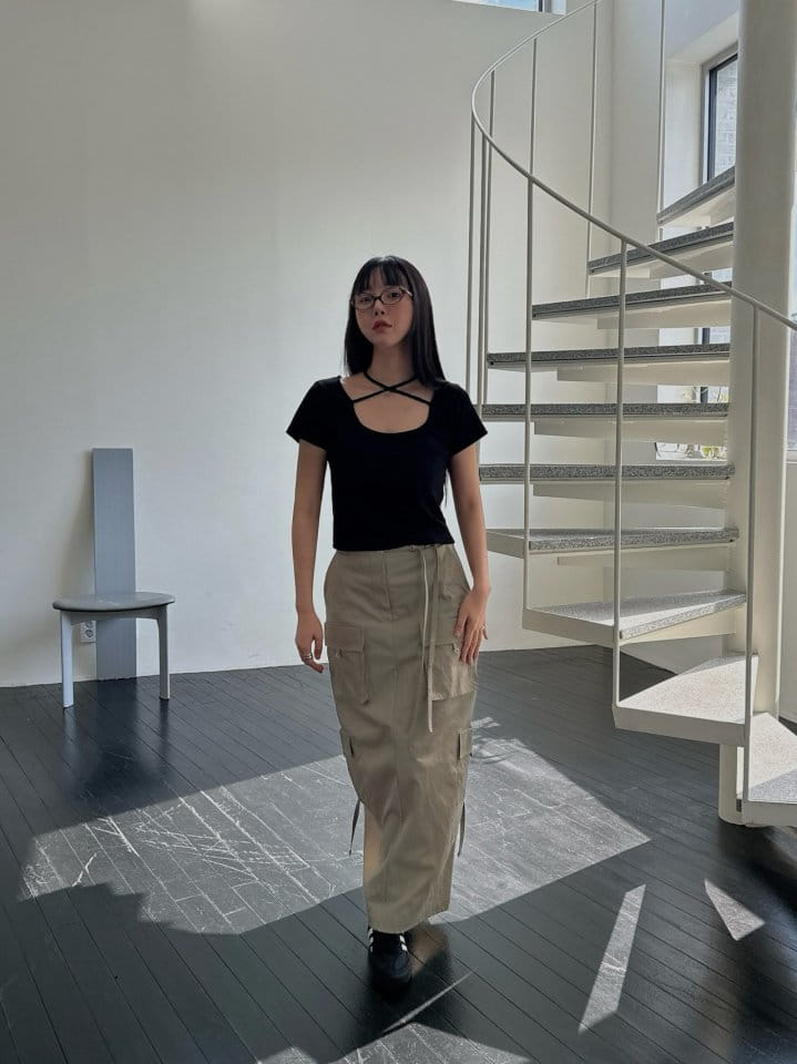 Made - Korean Women Fashion - #thelittlethings - Necklace Tee - 5