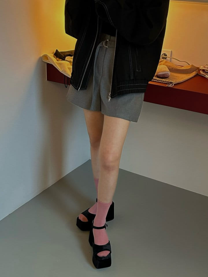 Made - Korean Women Fashion - #vintageinspired - D Ring Short Pants - 8