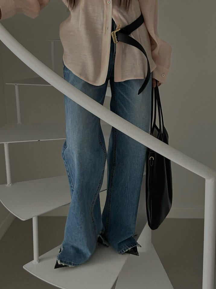 Made - Korean Women Fashion - #momslook - Second Dneim Pants - 4