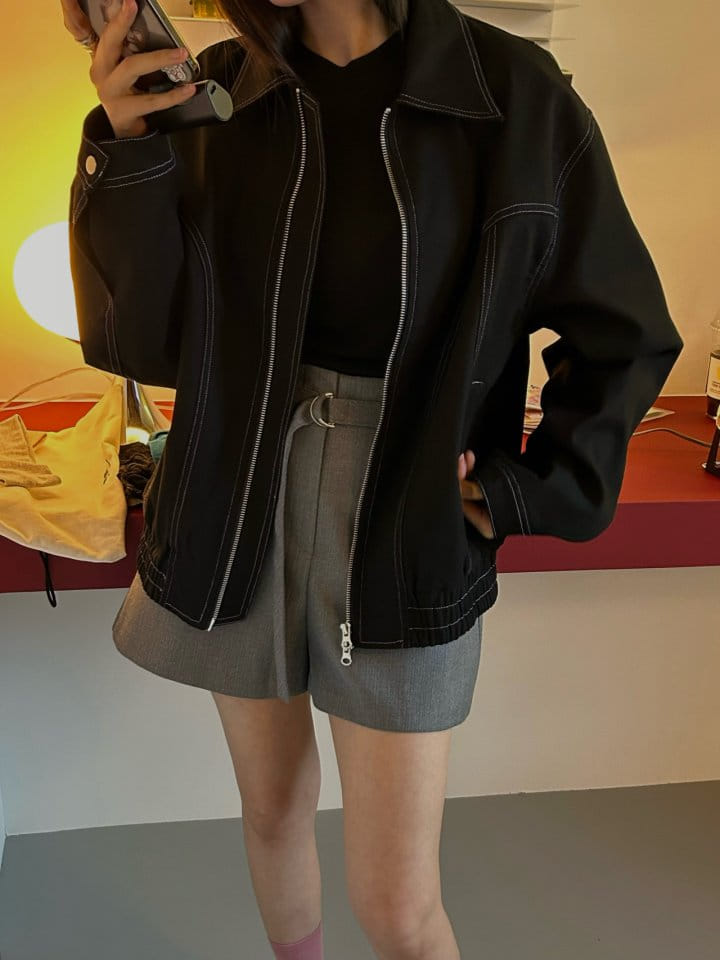Made - Korean Women Fashion - #womensfashion - D Ring Short Pants - 7