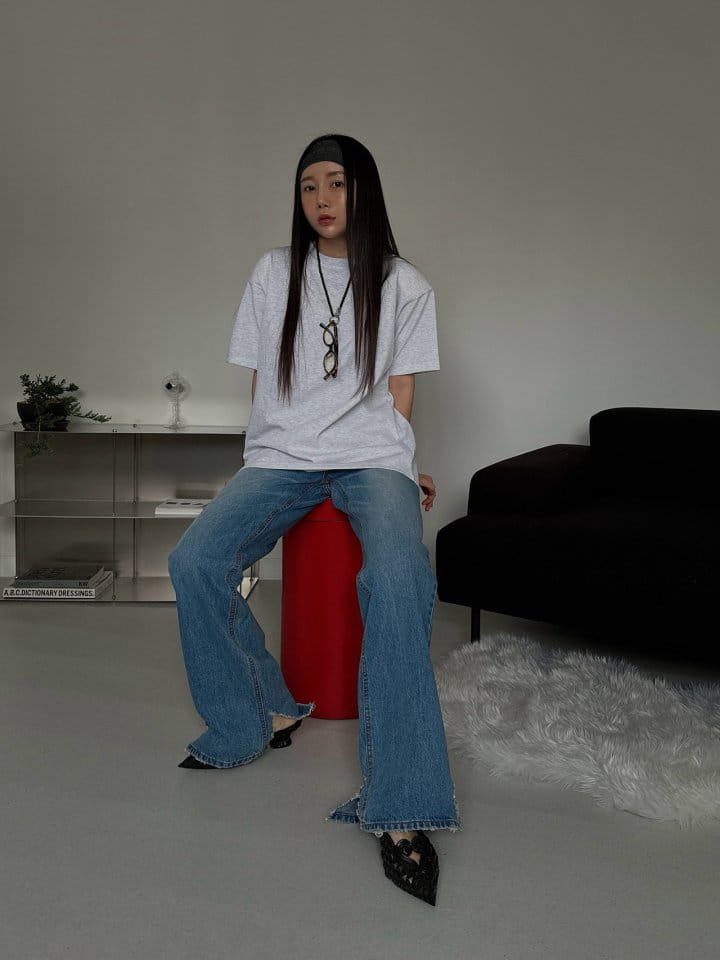Made - Korean Women Fashion - #womensfashion - Cream Tee - 7