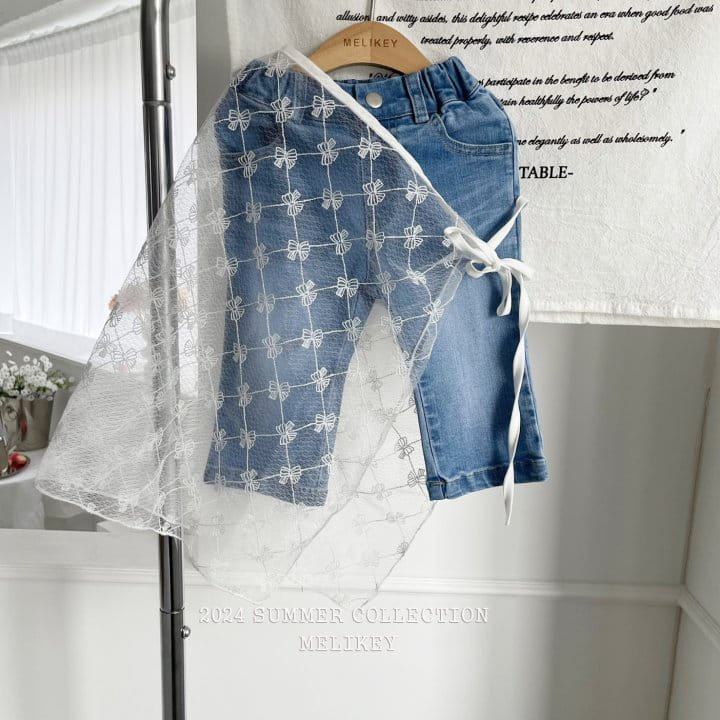Melikey - Korean Children Fashion - #childrensboutique - Wrap Ribbon Skirt - 2