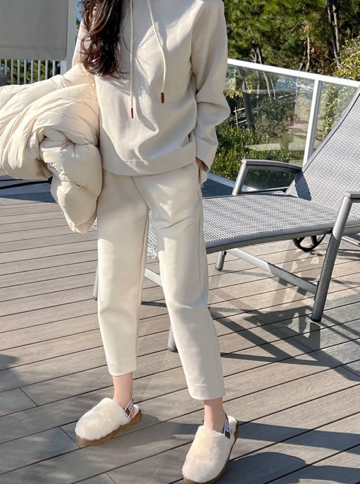 Merry J - Korean Women Fashion - #momslook - Lux Hoody Slacks Set - 7