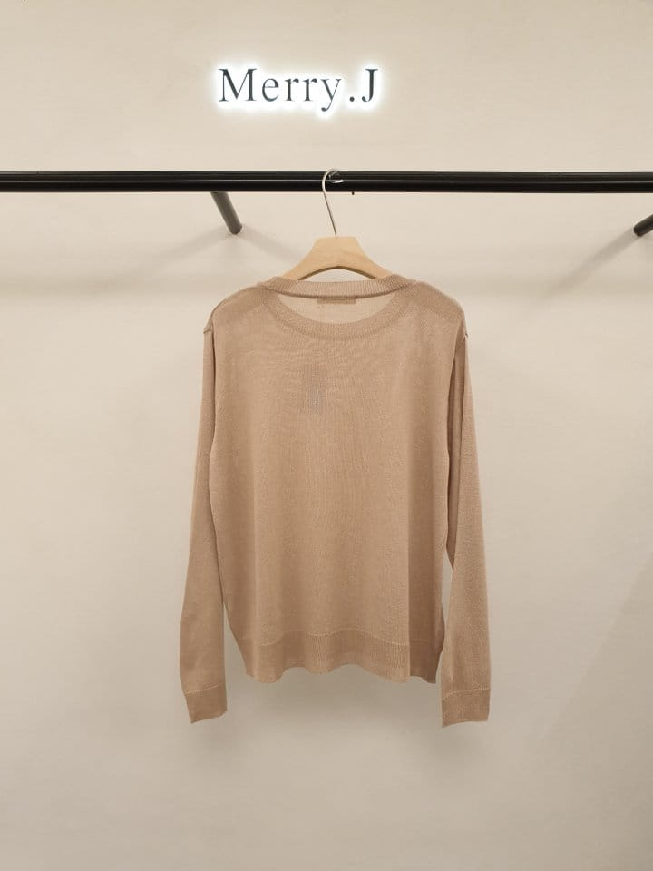 Merry J - Korean Women Fashion - #womensfashion - Linen C Knit - 11