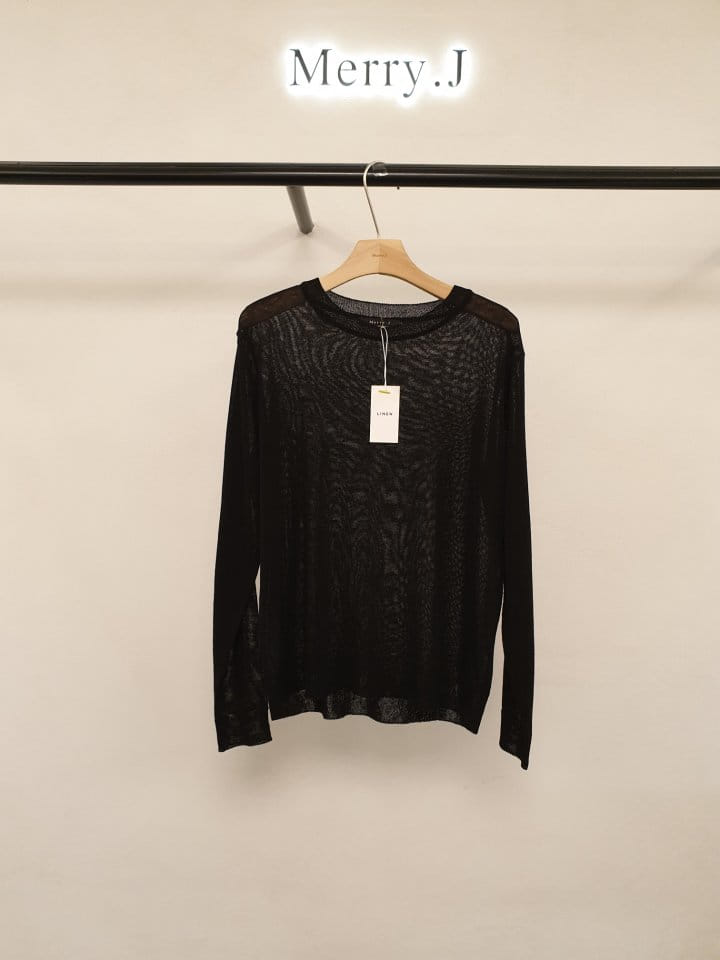 Merry J - Korean Women Fashion - #womensfashion - Linen C Knit - 5