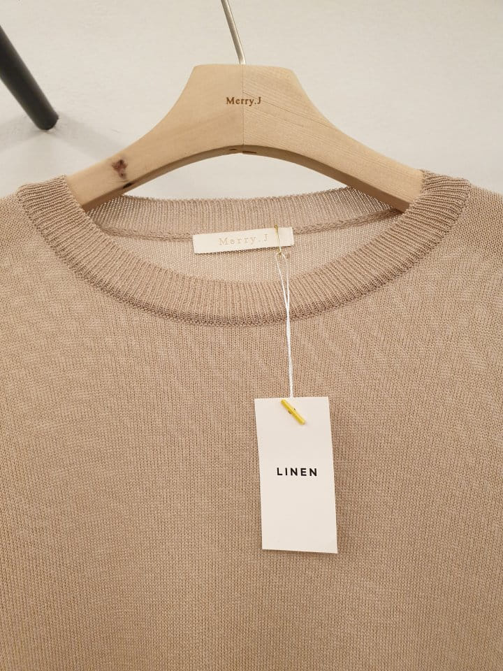 Merry J - Korean Women Fashion - #womensfashion - Linen C Knit - 7