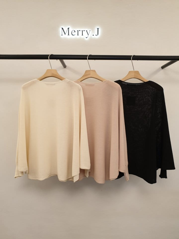 Merry J - Korean Women Fashion - #womensfashion - Summer Cape Knit - 2