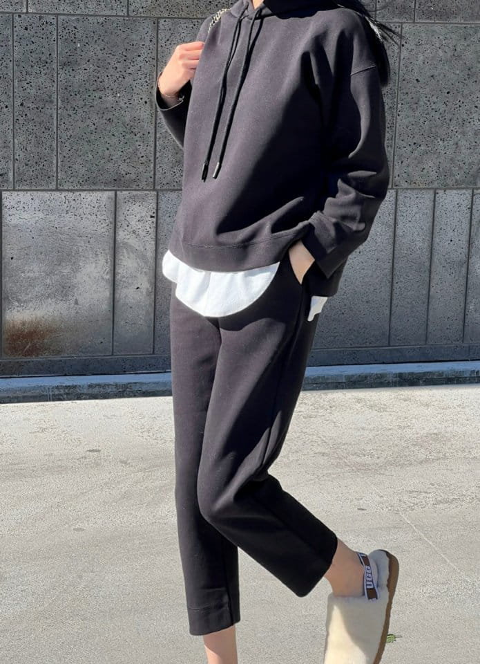 Merry J - Korean Women Fashion - #womensfashion - Lux Hoody Slacks Set - 3