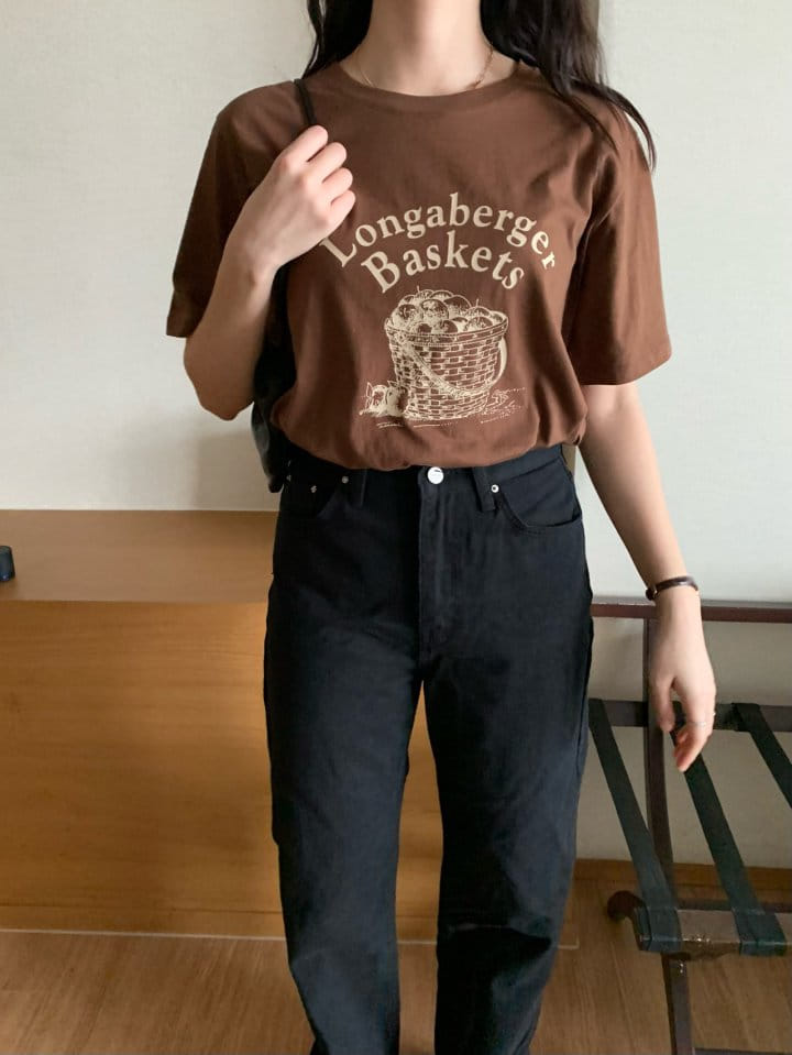 Merry-pn - Korean Women Fashion - #momslook - Apple Tee - 11