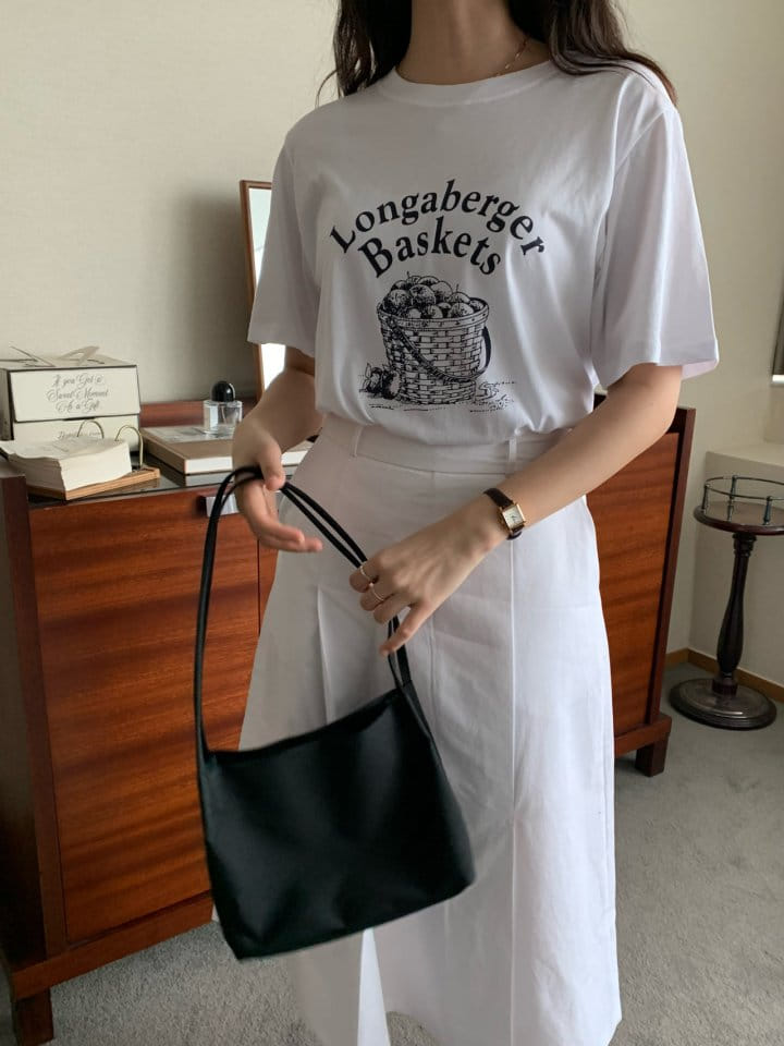 Merry-pn - Korean Women Fashion - #momslook - Apple Tee - 6