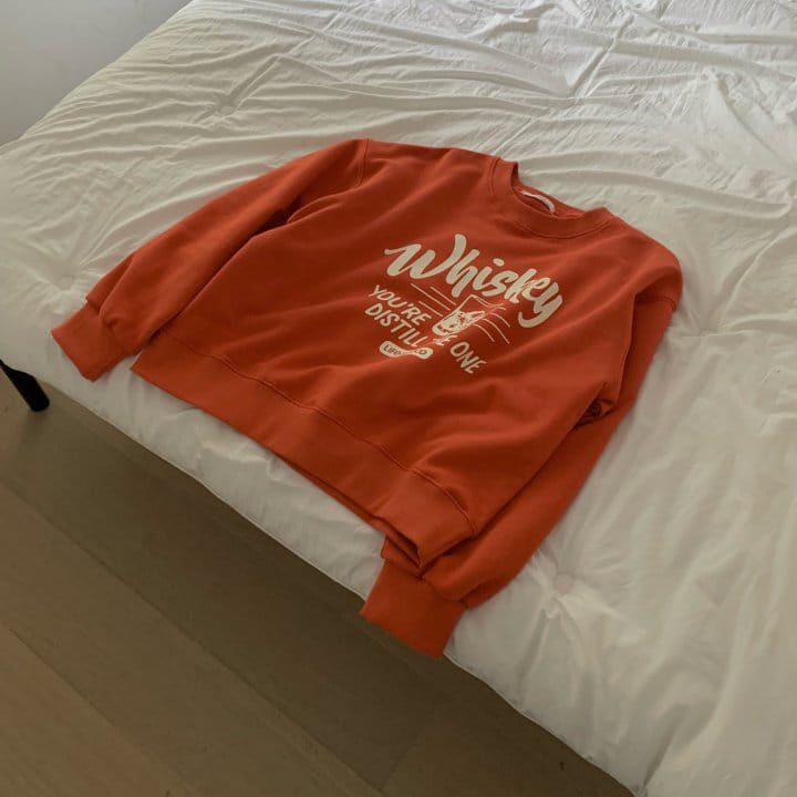Merry-pn - Korean Women Fashion - #momslook - Whiskey Sweatshirt - 2