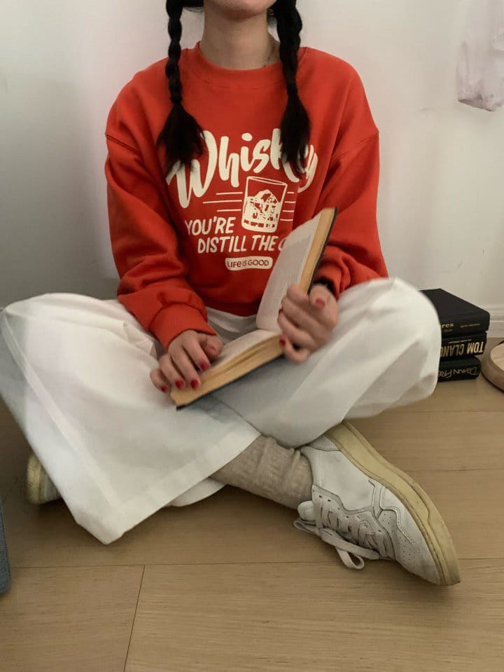 Merry-pn - Korean Women Fashion - #momslook - Whiskey Sweatshirt - 4