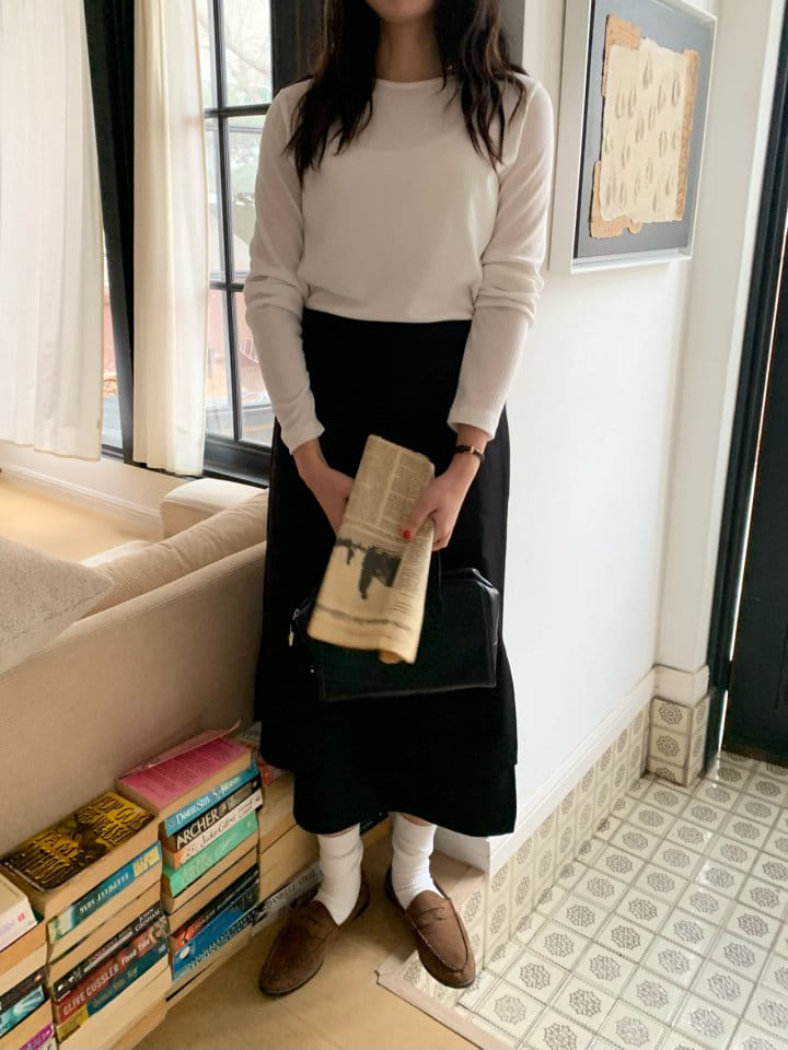 Merry-pn - Korean Women Fashion - #momslook - Stay Tee - 3