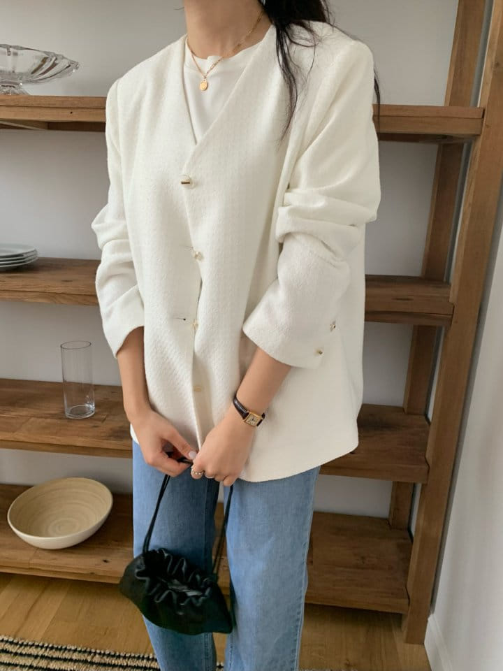 Merry-pn - Korean Women Fashion - #momslook - Kelly Tweed Jacket - 2