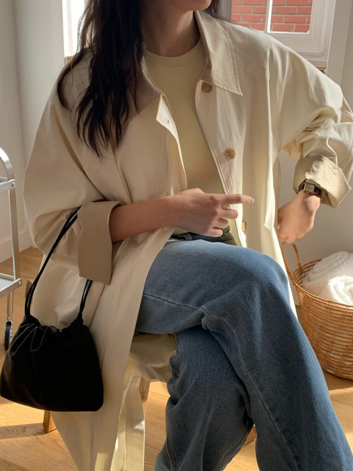 Merry-pn - Korean Women Fashion - #momslook - Bibi Trench Coat - 6