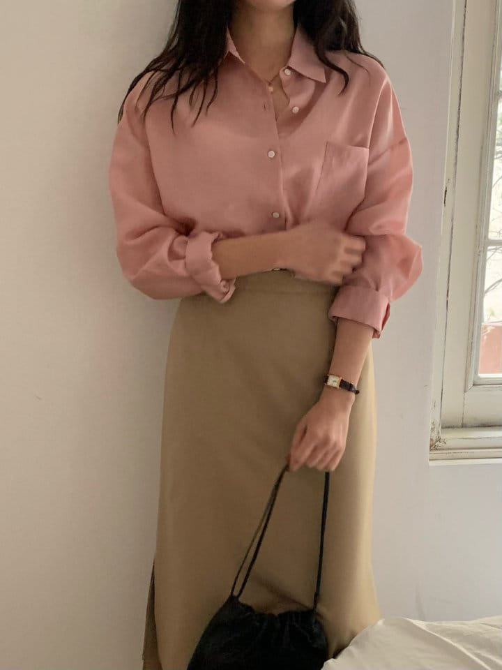 Merry pn - Korean Women Fashion - #momslook - Silky Blouse - 11