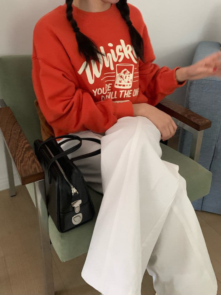 Merry-pn - Korean Women Fashion - #pursuepretty - Whiskey Sweatshirt - 8