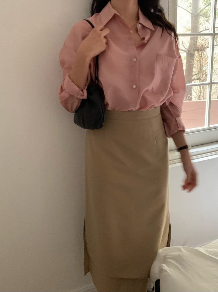 Merry pn - Korean Women Fashion - #pursuepretty - Silky Blouse - 3