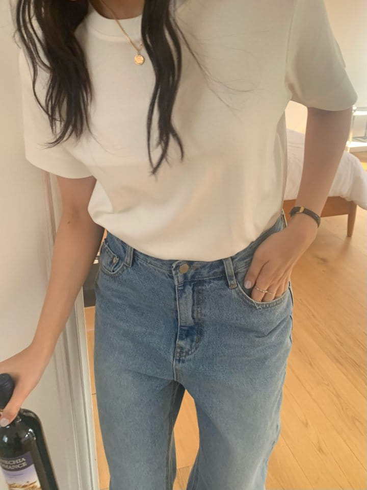 Merry-pn - Korean Women Fashion - #restrostyle - Merry Tee - 6