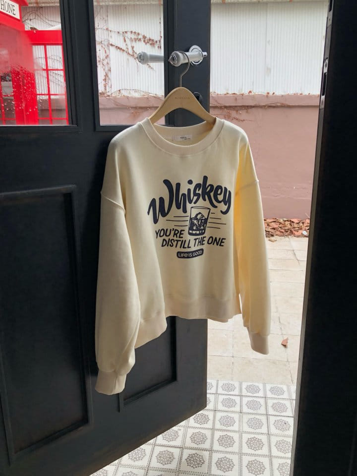 Merry-pn - Korean Women Fashion - #romanticstyle - Whiskey Sweatshirt - 10