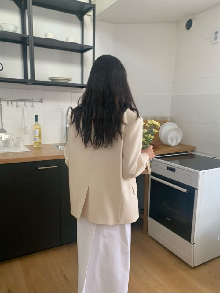 Merry-pn - Korean Women Fashion - #romanticstyle - Natural Jacket - 6