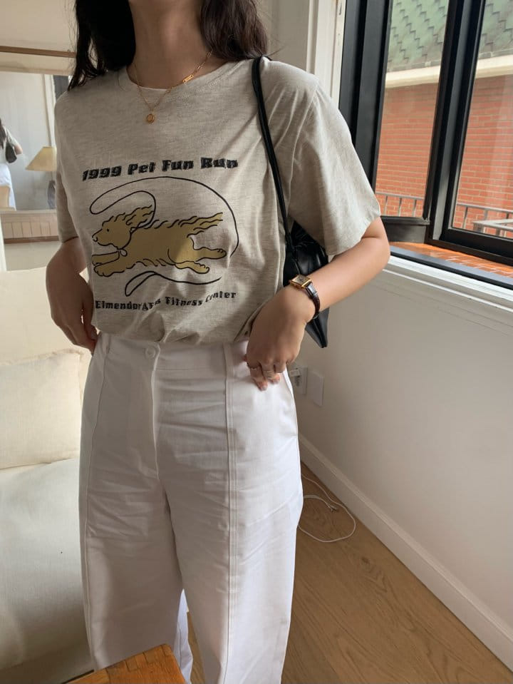 Merry-pn - Korean Women Fashion - #romanticstyle - Running Tee - 5