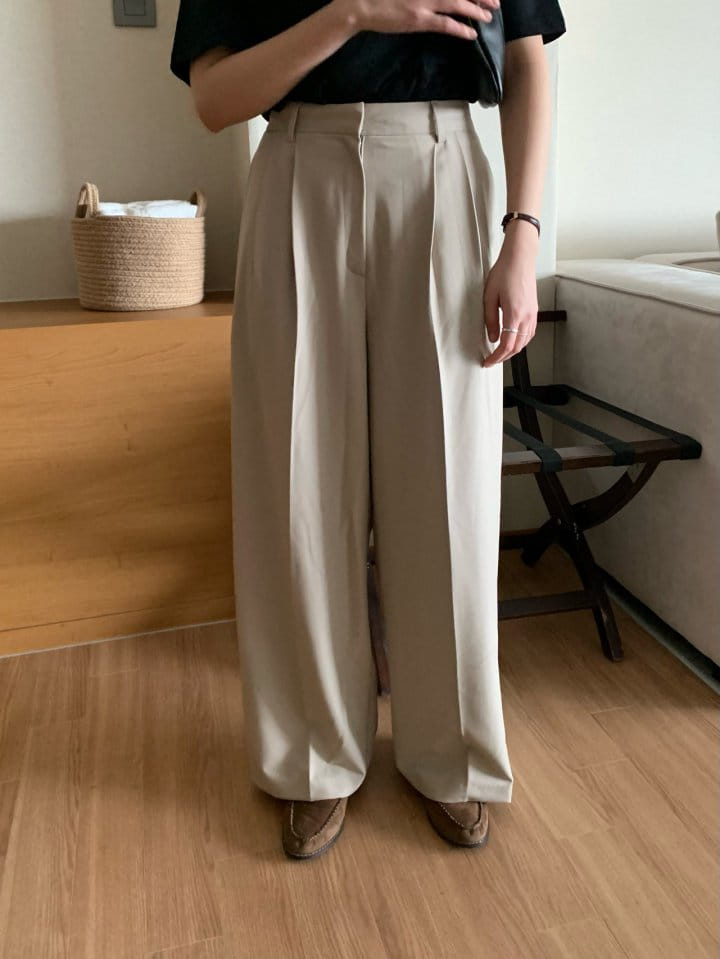 Merry pn - Korean Women Fashion - #romanticstyle - Life Slacks - 3