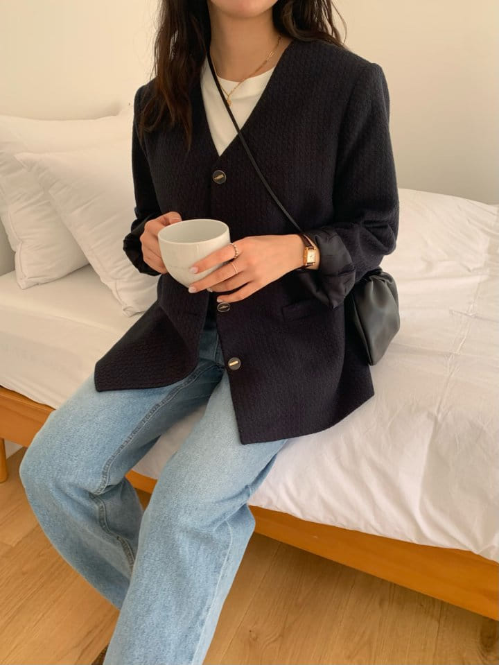Merry-pn - Korean Women Fashion - #thatsdarling - Kelly Tweed Jacket - 10
