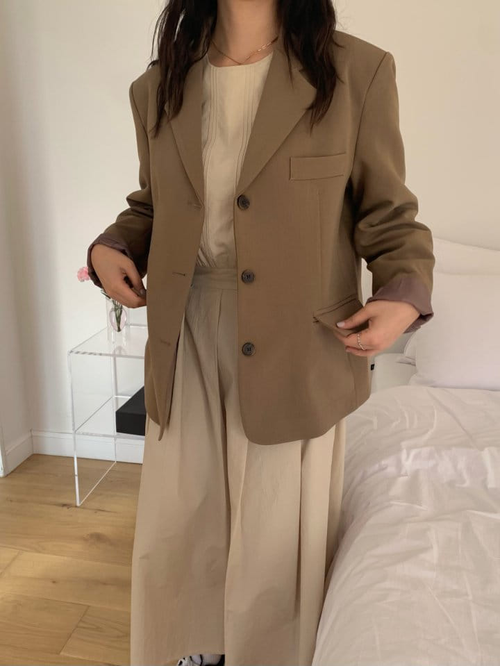 Merry-pn - Korean Women Fashion - #thatsdarling - Natural Jacket - 8