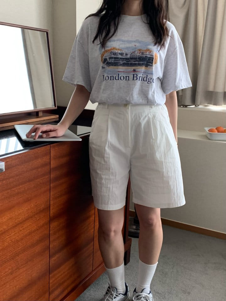 Merry-pn - Korean Women Fashion - #momslook - London Tee - 4